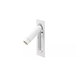 Ledtube mini vgradna stenska svetilka (Bela)