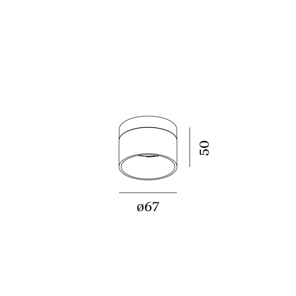 Wever &amp; Ducré RAY INNER COVER Anthracite | formasvetila.si