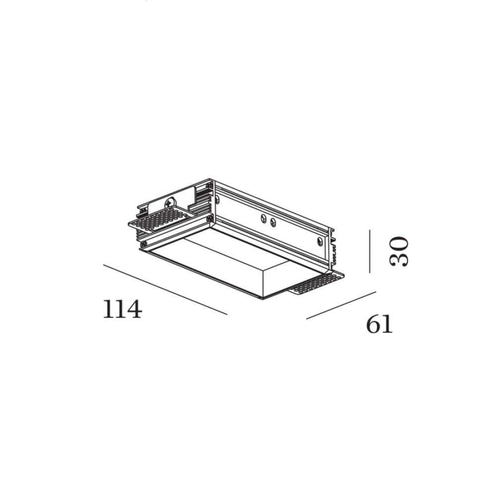 Wever &amp; Ducré STRANGE PETIT 2.0 ALUMINIUM PLASTER KIT | formasvetila.si
