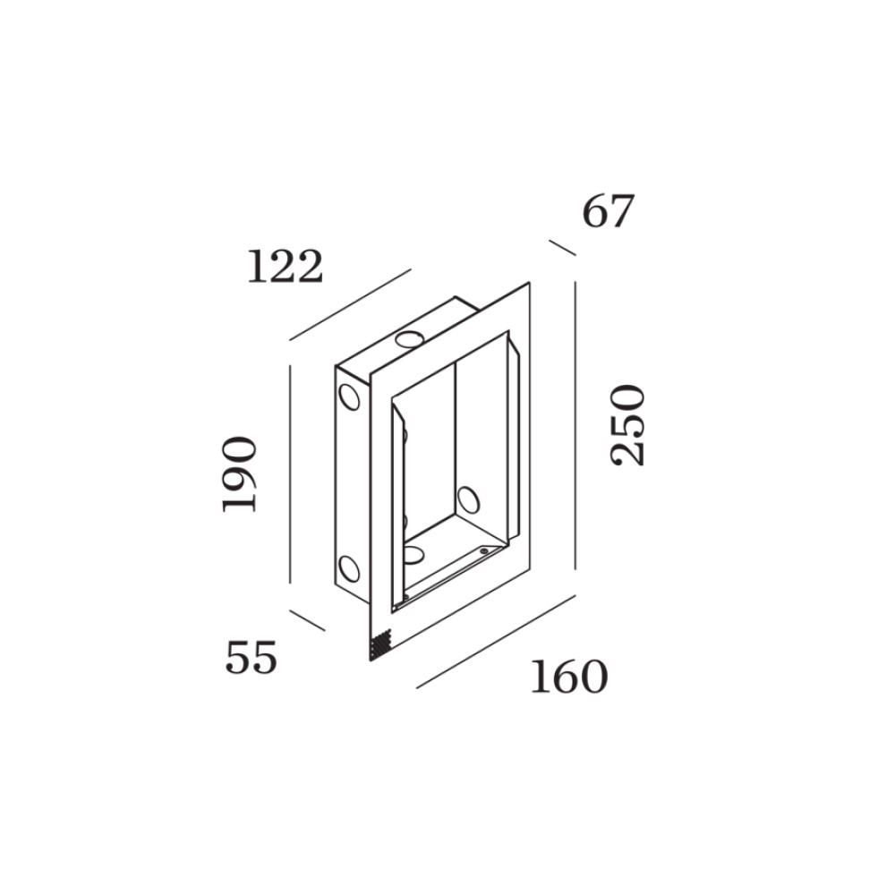 Wever &amp; Ducré ORIS / RETO 2.0 RECESSED HOUSING INCL. PLASTERKIT | formasvetila.si