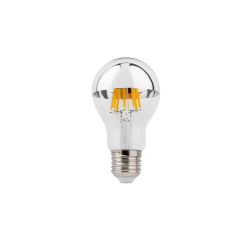 Wever & Ducré LAMP A60 LED 2700K | E27 5.1W | >90 CRI | 418lm | 220-240VAC | 50-60Hz | phase-cut dim Silver Mirror | formasvetila.si