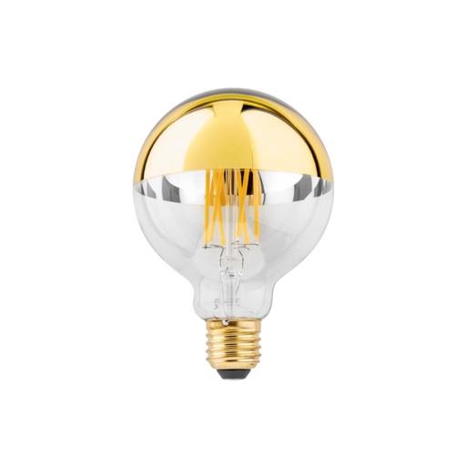 LAMP G95 LED 2700K | E27 5.6W | >90 CRI | 464lm | 220-240VAC | 50-60Hz | phase-cut dim Gold Mirror