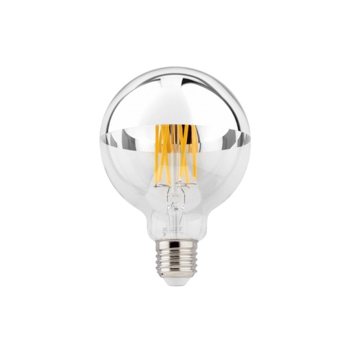 Wever & Ducré LAMP G95 LED 2700K | E27 5.6W | >95 CRI | 464lm | 220-240VAC | 50-60Hz | phase-cut dim Silver Mirror | formasvetila.si