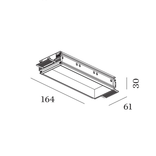 Wever & Ducré STRANGE PETIT 3.0 ALUMINIUM PLASTER KIT | formasvetila.si