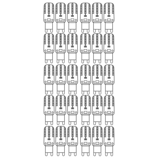 Nemo Lighting G9 led kit 2700K 30x 2,2W 200lm 230V | formasvetila.si