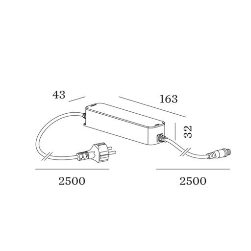 Wever & Ducré REED / POLA / GEO PLUG & PLAY DRIVER 60W | formasvetila.si