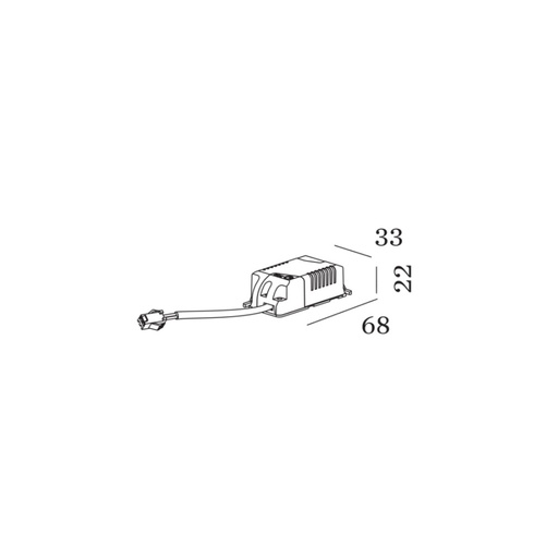 DRIVER 350mA 7W 12-21V PHASE CUT DIM