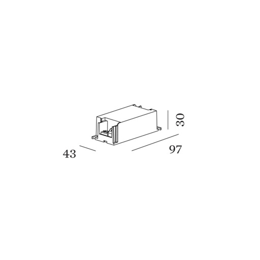 Wever & Ducré DRIVER 700mA 28W 6-40V DALI-2 / PUSH DIM | formasvetila.si