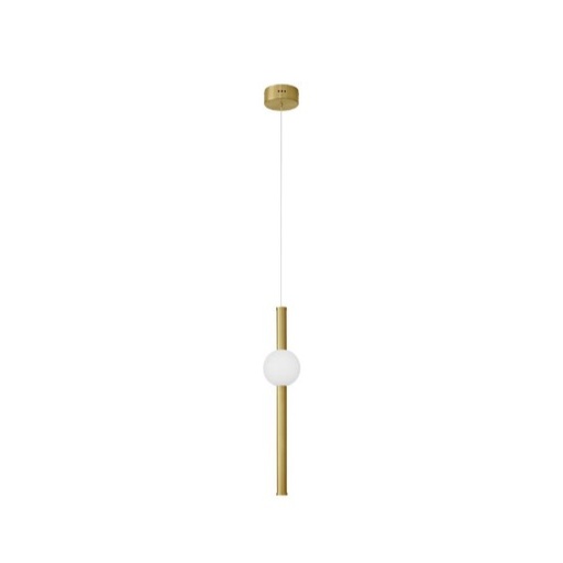 NEUTRON Gold Aluminium
&amp; Acrylic
LED 11 Watt 230 Volt
734Lm 3000K IP20
D: 12 H: 150 cm Adjustable Height