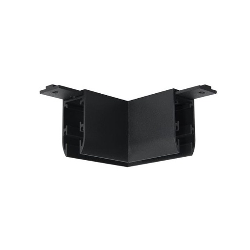 Q CONNECTOR Black AluminiumHorizontal 90° ConnectorSuspend &amp; Surface Mounted
