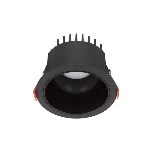 LUELA Sandy Black Aluminium 20 Watt 220 Volt 1127.7Lm Led Chip Cree D: 11.5 H: 8.3 Cut Out: 10.5 cm 3000K IP20 Driver Phillips Included