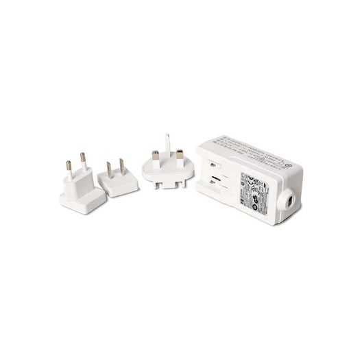 KIT PLUGS EU/US/GB+PSU FUHUA 20W 24V BCO