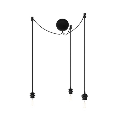 Umage Cannonball black cluster 3 Ø 12cm L 2,5 m | formasvetila.si