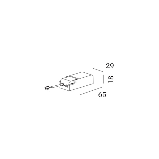 Wever & Ducré DRIVER 350mA 3.5W 2.7-10V NON DIM  IP20 220-240VAC | formasvetila.si