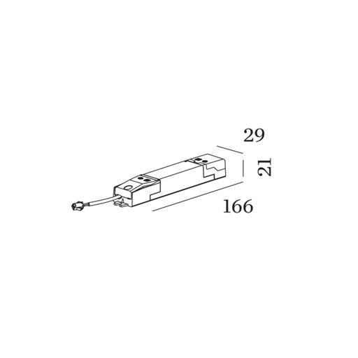 DRIVER 200mA 8W 10-40V DALI-2 / PUSH DIM  IP20 220-240VAC PRESET NFC