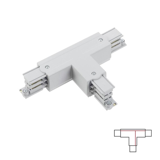 Acb Left T connector 1 White | formasvetila.si