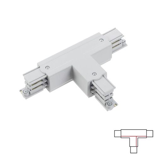 Acb Left T connector 2 White | formasvetila.si