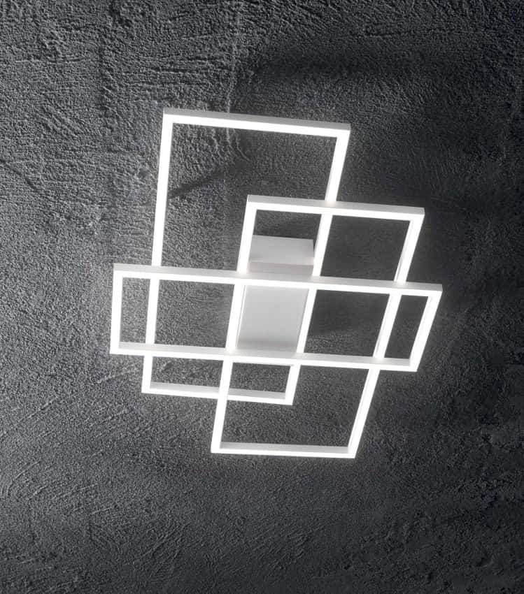 Ideal lux Frame Rectangle stenska in stropna svetilka | formasvetila.si