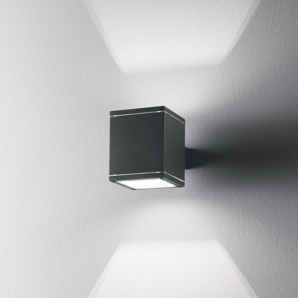 Ideal lux Snif Square zunanja stenska svetilka | formasvetila.si