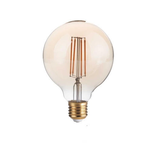 Ideal lux E27 GLOBO D095 04W 2200K CRI80 AMBRA | formasvetila.si