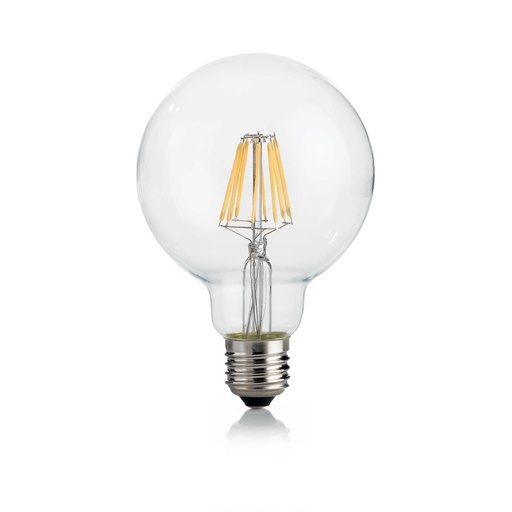 Ideal lux E27 LED 8W GLOBO D095 TRASP 3000K | formasvetila.si